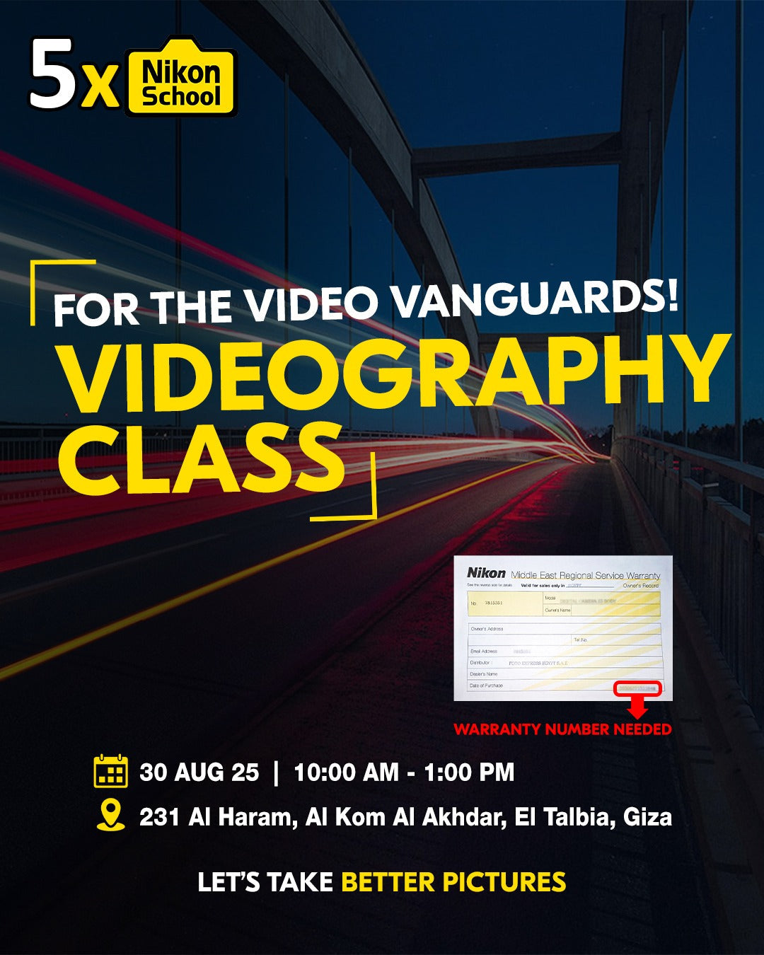 Videography Class at Nikon School