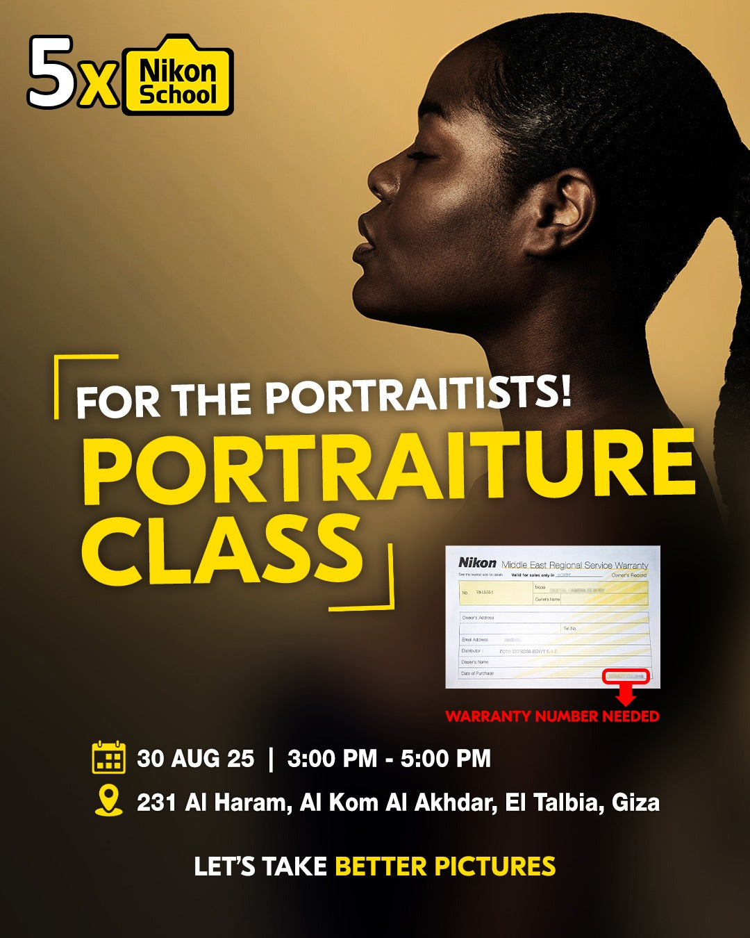 Portraiture Class at Nikon School