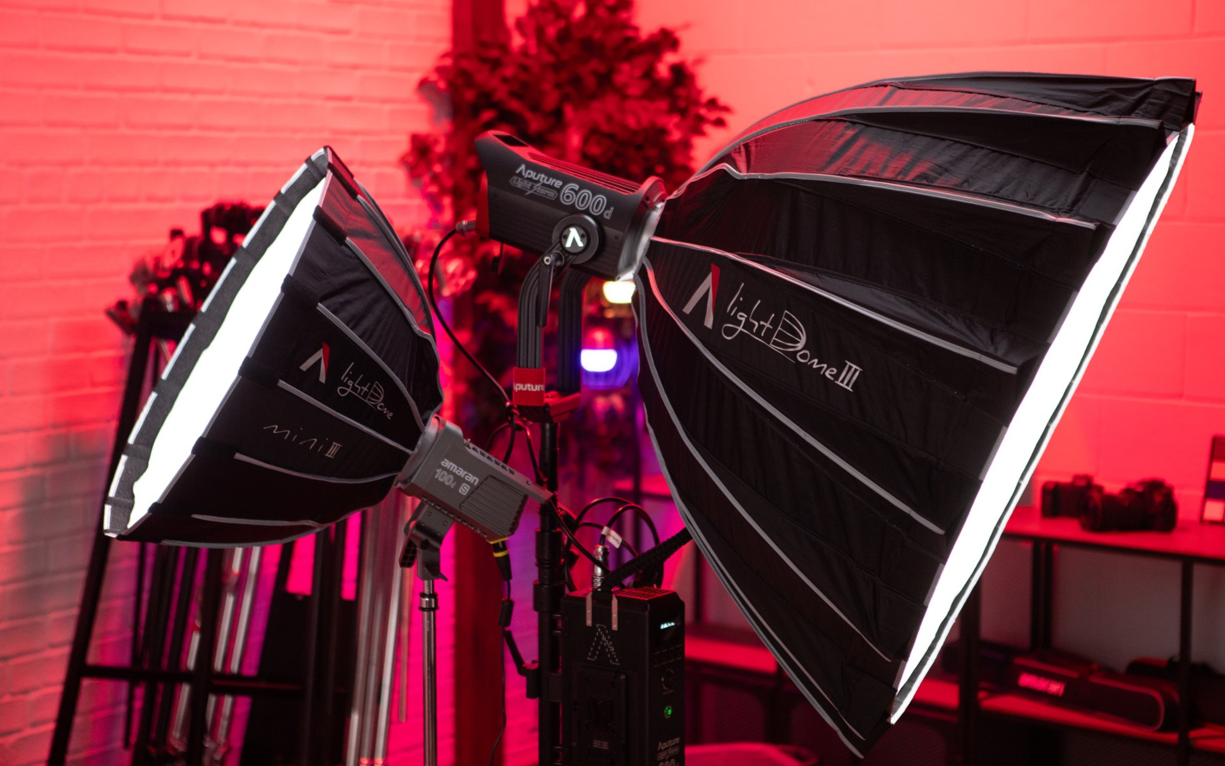 Aputure Softboxes and Lanterns