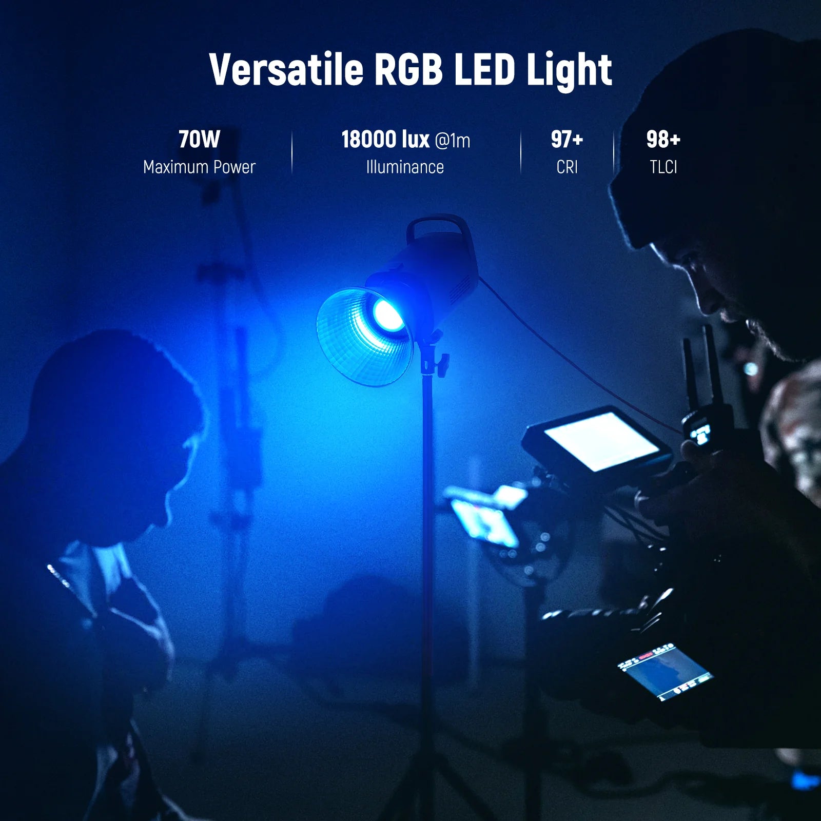 NEEWER RGB CB60C 70W CRI 97+ LED Video Light