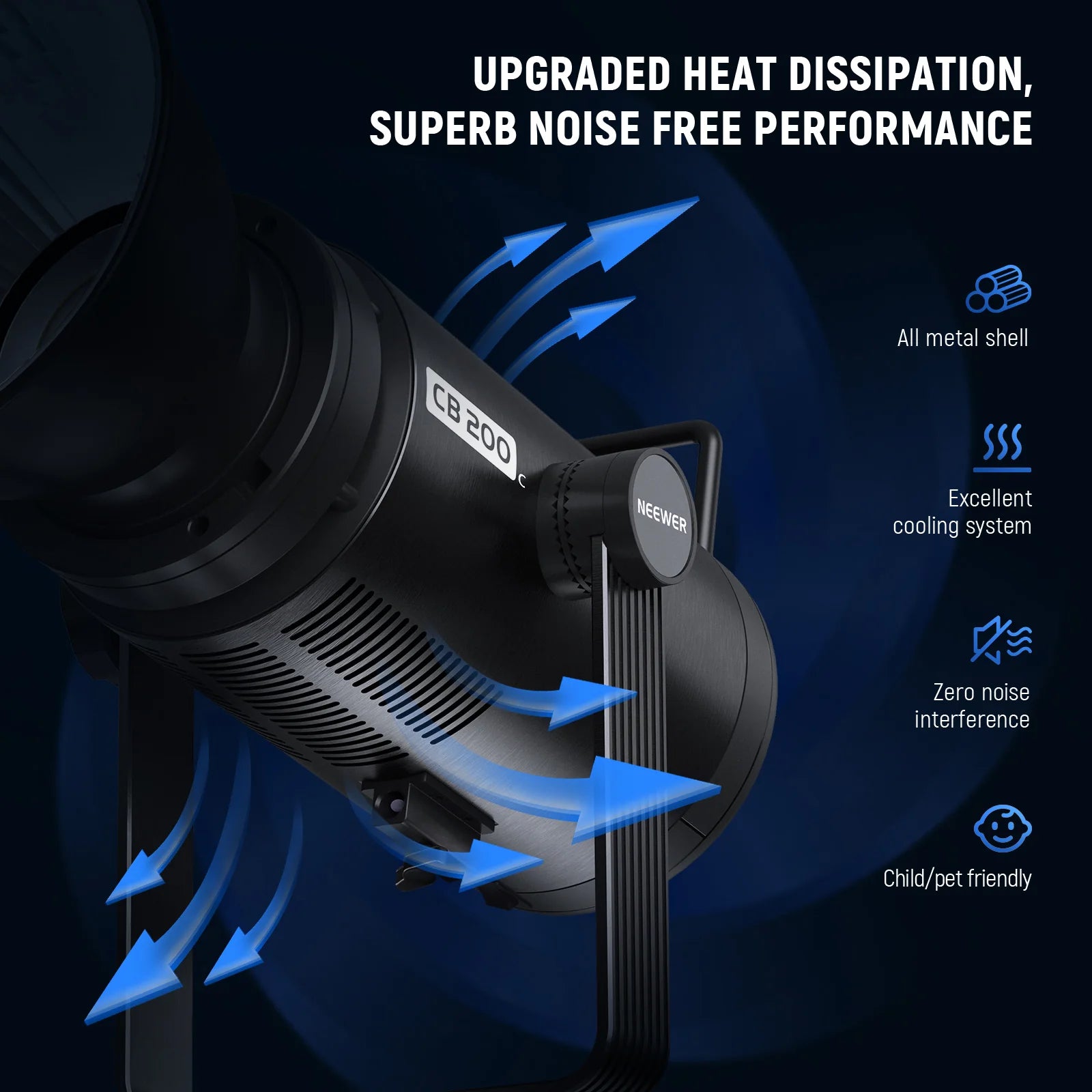 NEEWER CB200C 200W RGB LED Video Light