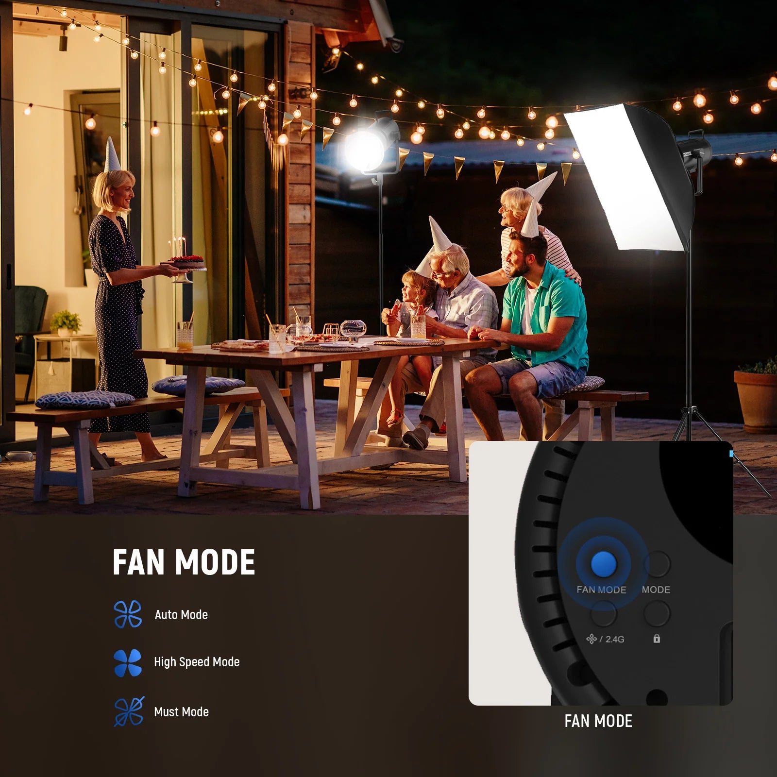 NEEWER CB200C 200W RGB LED Video Light