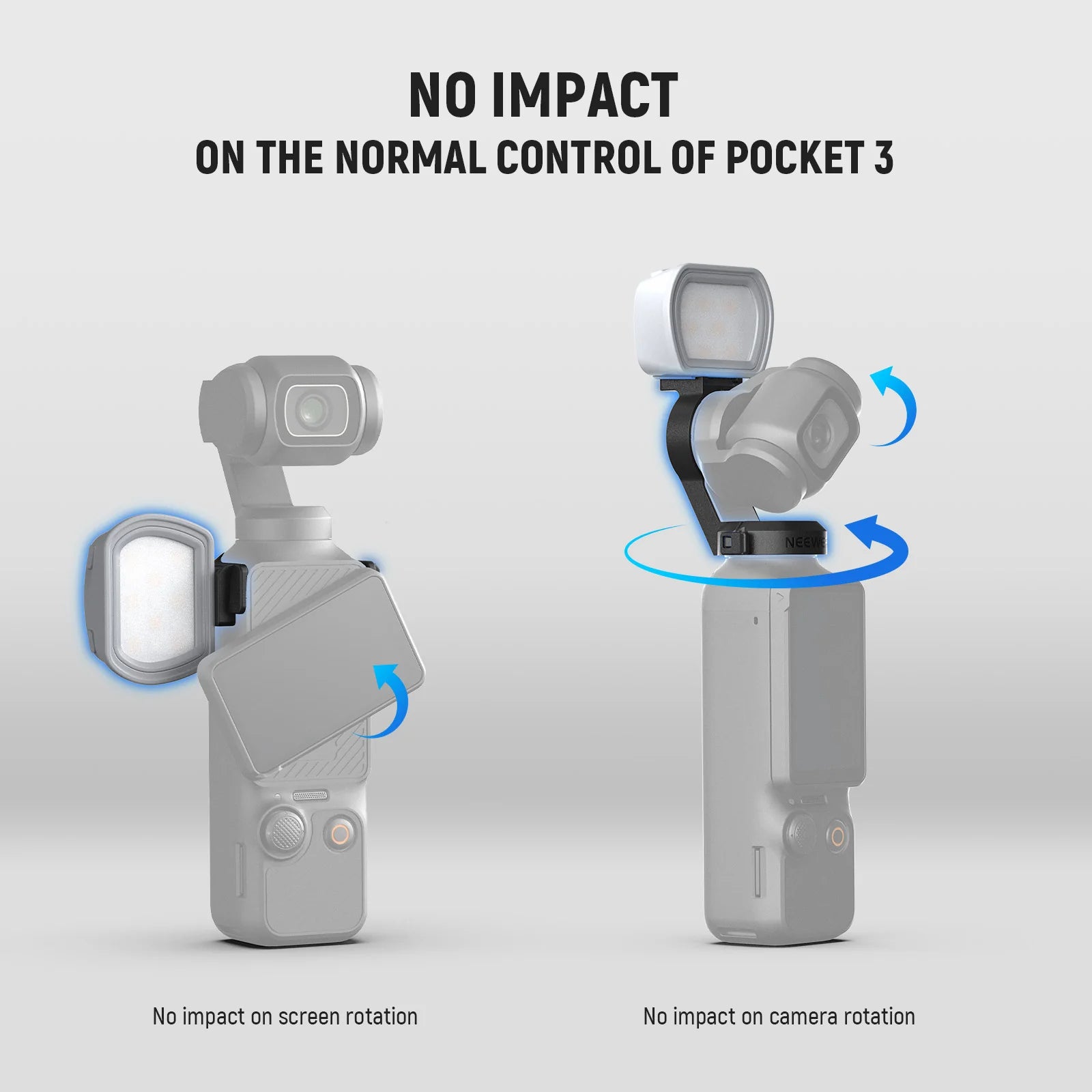 NEEWER BASICS M21 Magnetic Auxiliary Light For DJI OSMO Pocket 3
