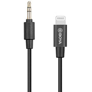 BOYA BY-K1 3.5mm TRS Male to Lightning Audio Adapter