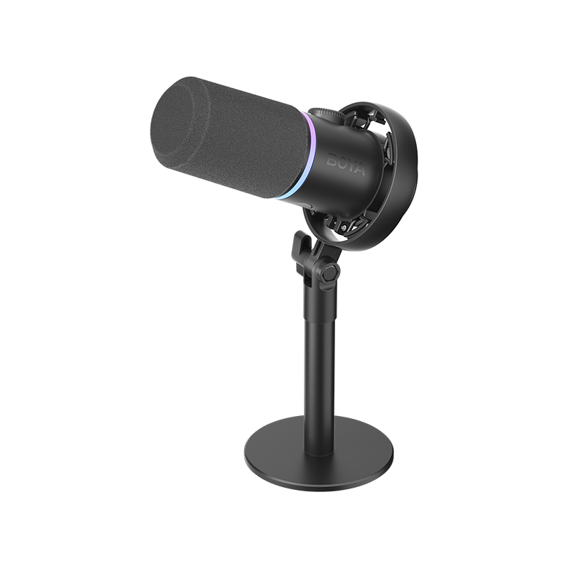 BOYA CastMic S60 USB & XLR RGB Dynamic Microphone
