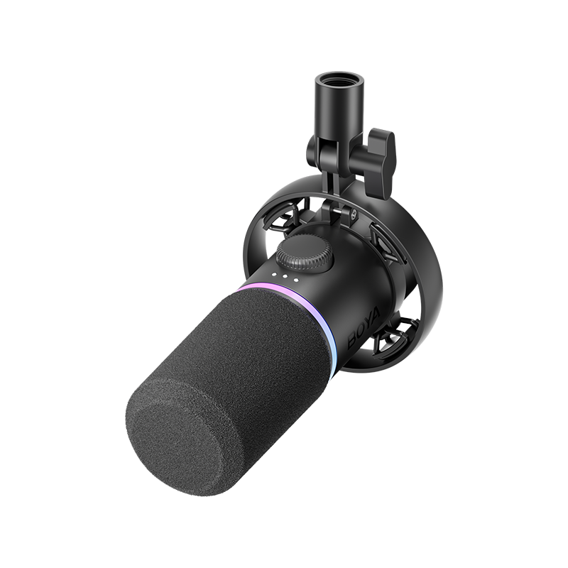 BOYA CastMic S60 USB & XLR RGB Dynamic Microphone