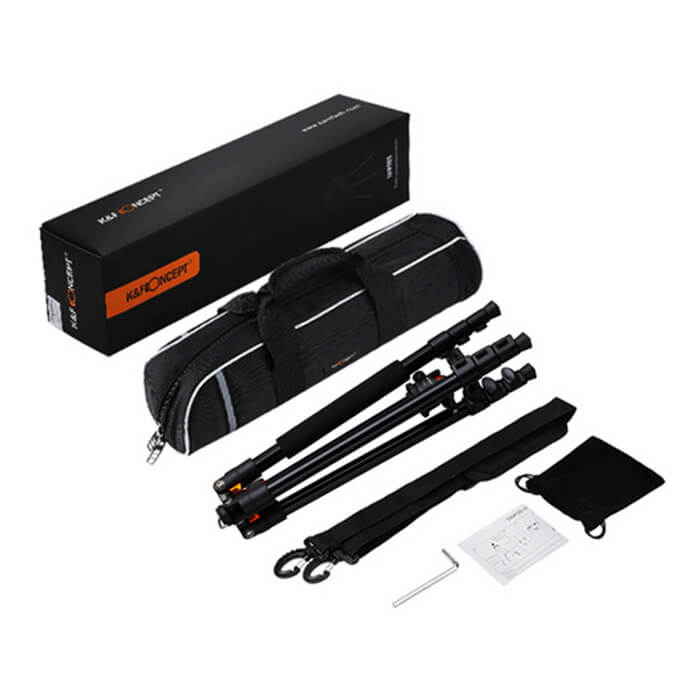 K&F Concept SA234 DSLR Aluminum Camera Tripod with Ball Head