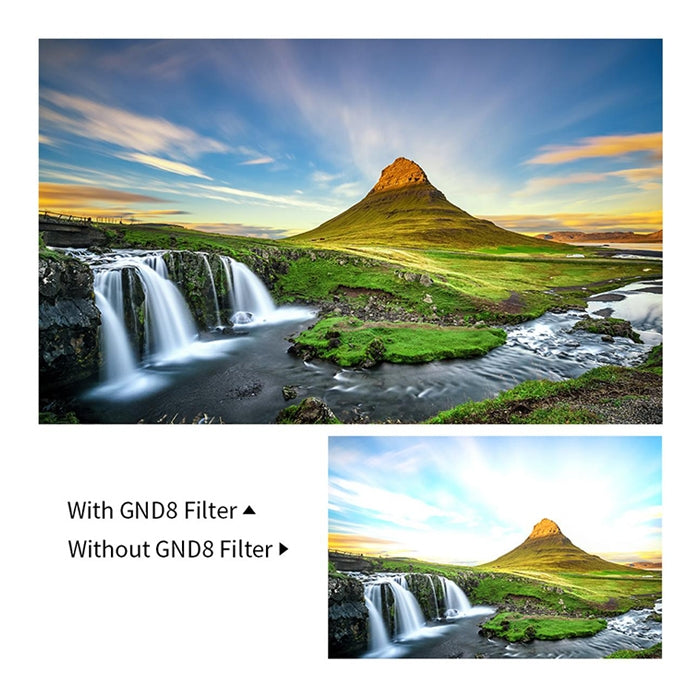 K&F SJ51 GND8 100x150mm Soft Graduated ND Filter 3 f-stop