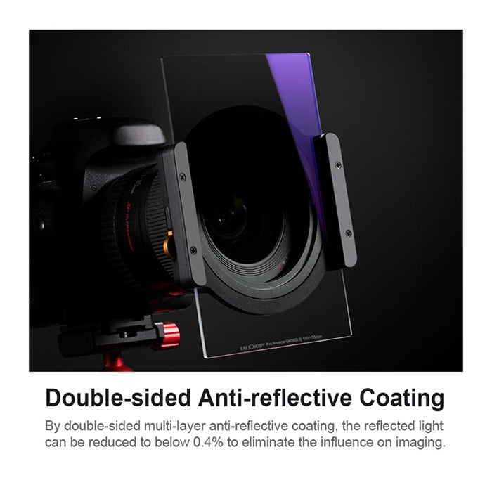 K&F SJ52 GND8 100x150mm Reverse Graduated ND Filter