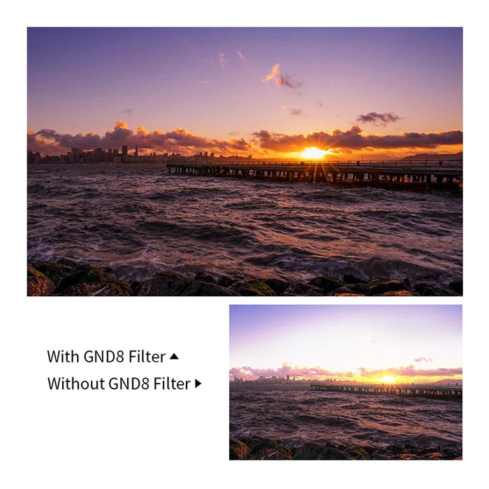 K&F SJ52 GND8 100x150mm Reverse Graduated ND Filter