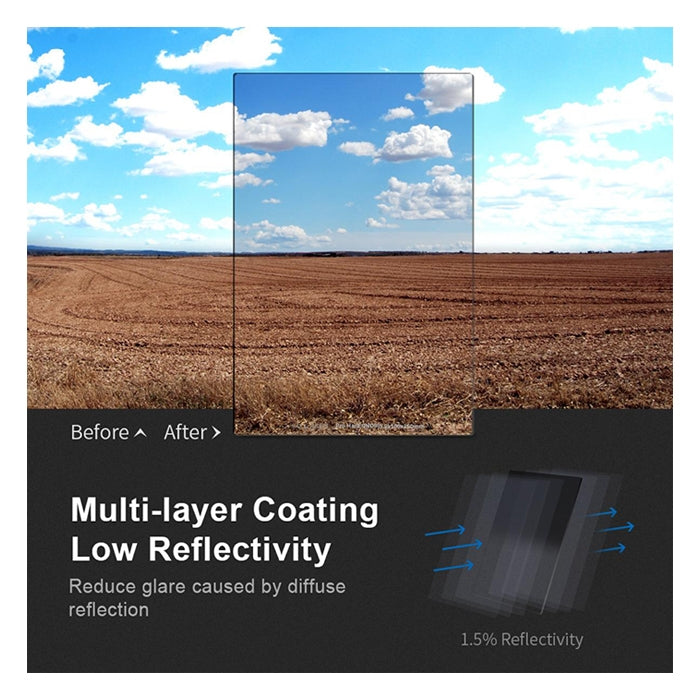 K&F SJ53 GND8 100x150mm GND MC Filter Multi-Coated Optical Glass