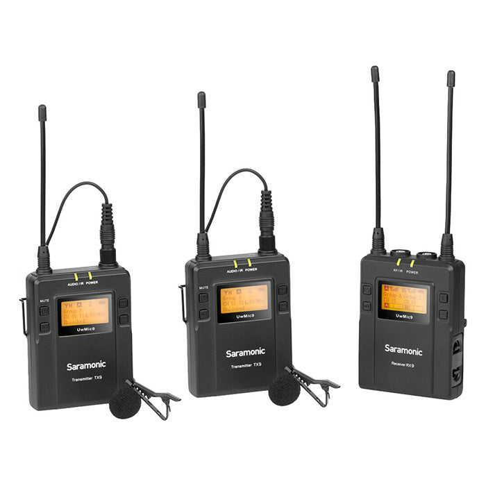 Saramonic UHF 2-Person Wireless Mic System UwMic9 Kit2