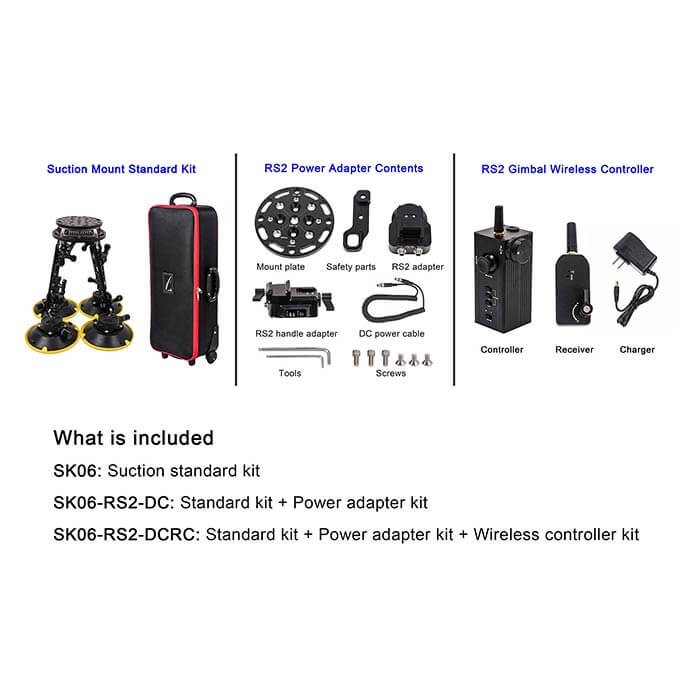 CAME-TV-4Arm-SuctionCup-Mount