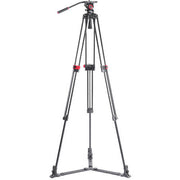 CAME-TV 10 KG Video Tripod Aluminum Fiber Fluid Bowl Head & Spreader