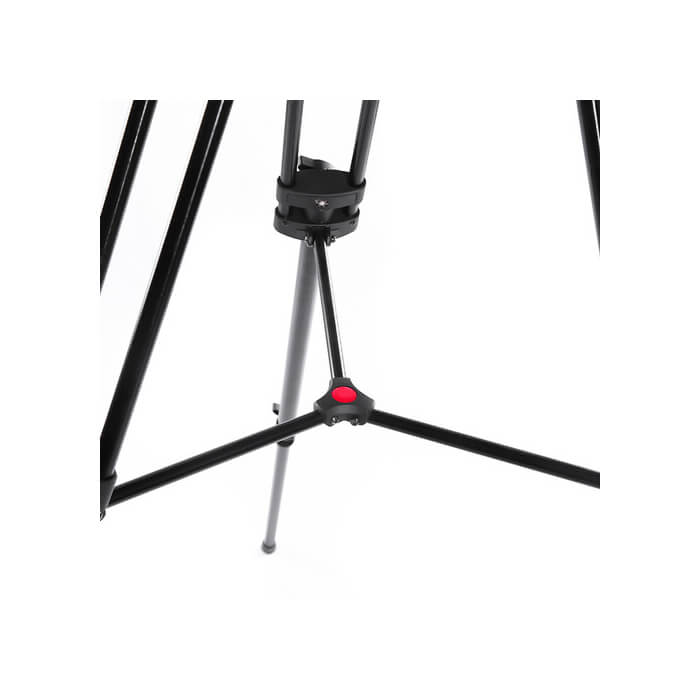 CAME-TV Aluminum Fiber Video Tripod With Fluid Bowl Head