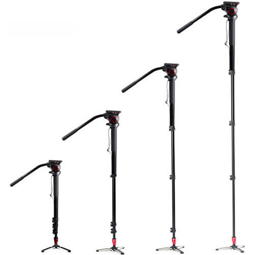 CAME-TV Aluminum Monopod With Pivoting Foot Stand