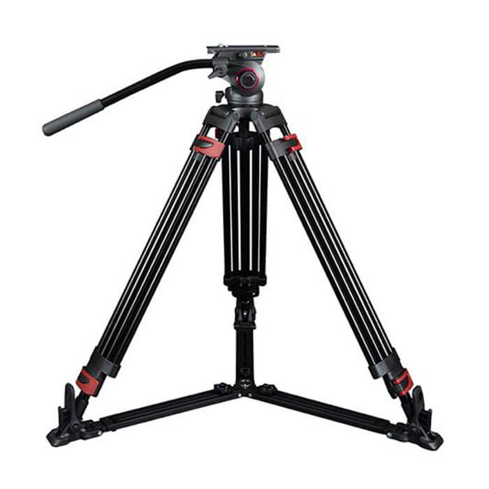 CAME-TV 15 KG Aluminum Video Tripod With Fluid Bowl Head Max Load TP609A