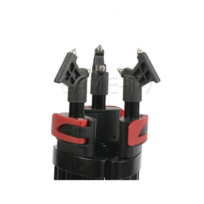 CAME-TV 15 KG Aluminum Video Tripod With Fluid Bowl Head Max Load TP609A