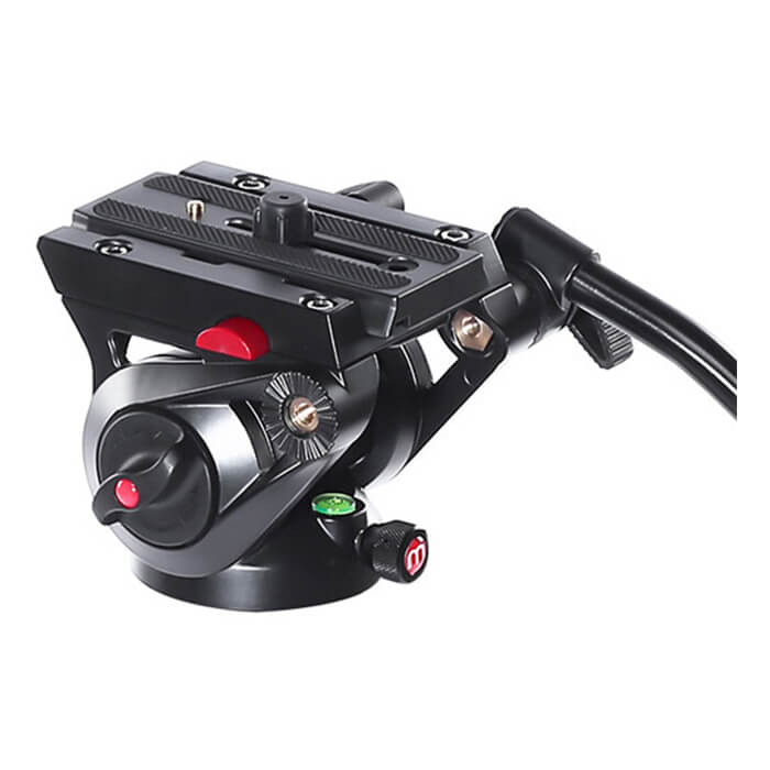 CAME-TV Carbon Fiber Tripod with Fluid Head and Mid-Level Spreader TP-606B