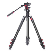 CAME-TV 5 KG Carbon Fiber Tripod with Fluid head TP801A