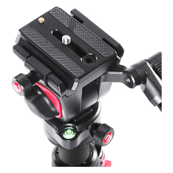 CAME-TV 5 KG Carbon Fiber Tripod with Fluid head TP801A