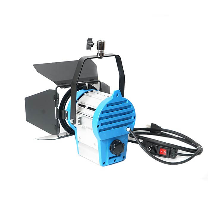 CAME-TV Pro 1000W Fresnel Tungsten Light with Built-In Dimmer Control