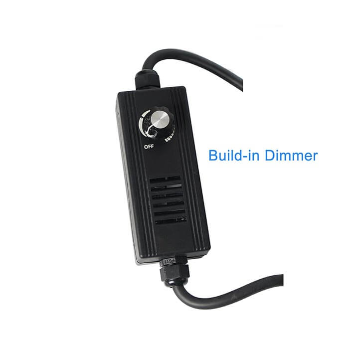 CAME-TV Pro 1000W Fresnel Tungsten Light with Built-In Dimmer Control