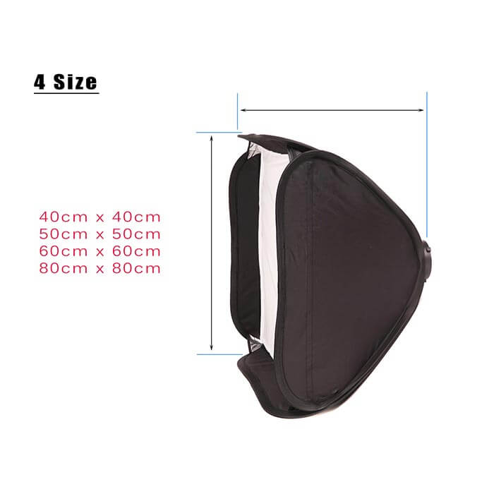 CAME-TV Foldable Quick Set-Up Softbox With Bowens Speedring