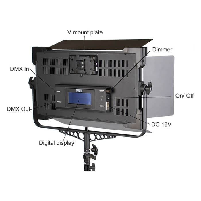 CAME-TV High CRI Bi-Color 1380 LED Video Light Film TV Lighting 100W 1380SB22