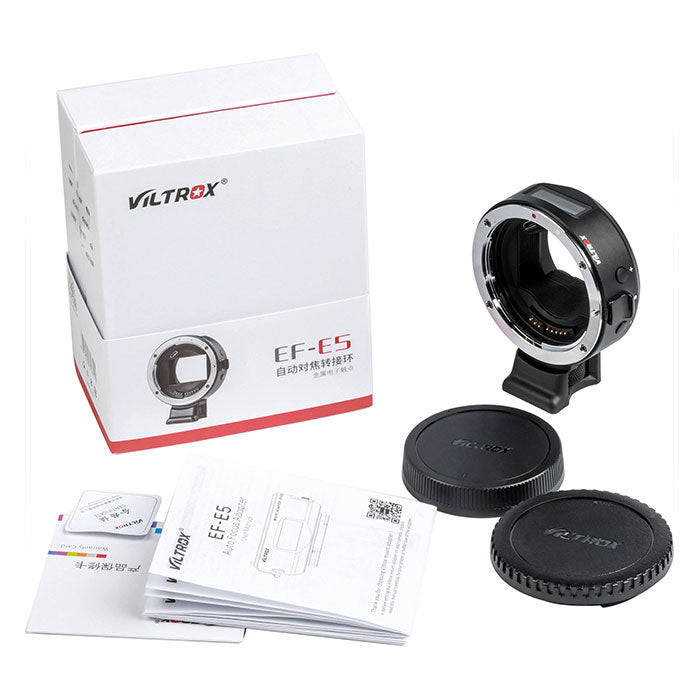 Viltrox Mark V EF-E5 Canon EF Lens to Sony E-Mount Body Adapter with OLED Screen