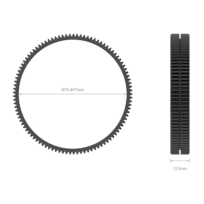 SmallRig Seamless Focus Gear Ring (75 to 77mm)