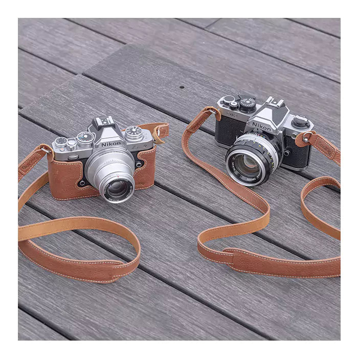 SmallRig Leather Half Case with Shoulder Strap for Nikon Zfc