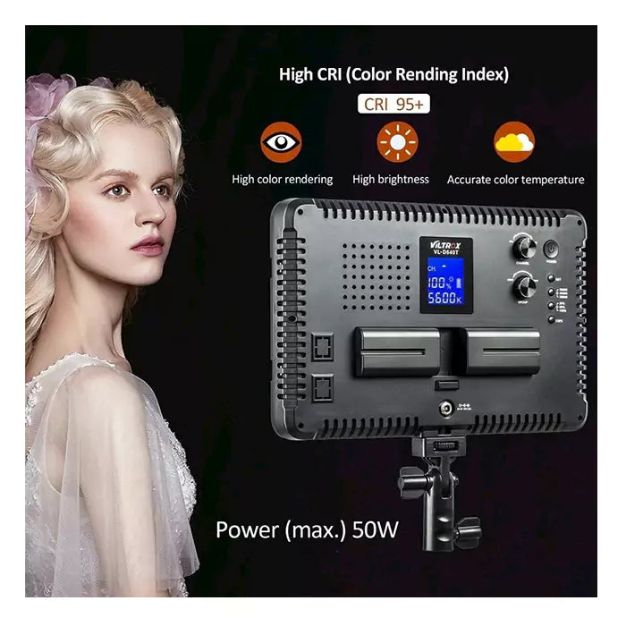 Viltrox VL-D640T Bi-Color LED Light Panel