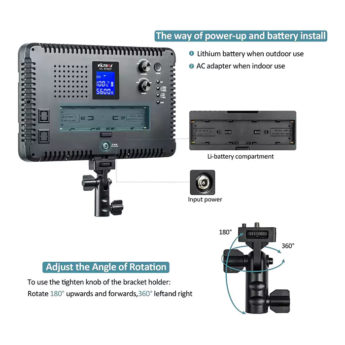 Viltrox VL-192T Bi-Color LED Panel 9