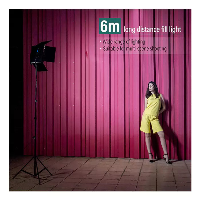 (3) x LED light 3) x Light barndoors (1) x Remoter control (3) x DC adapter