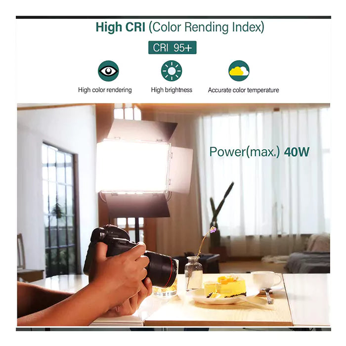 (3) x LED light 3) x Light barndoors (1) x Remoter control (3) x DC adapter