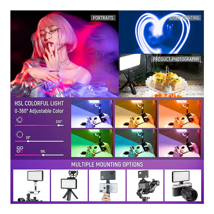 Viltrox RB08 Mini Bicolor Portable LED Light