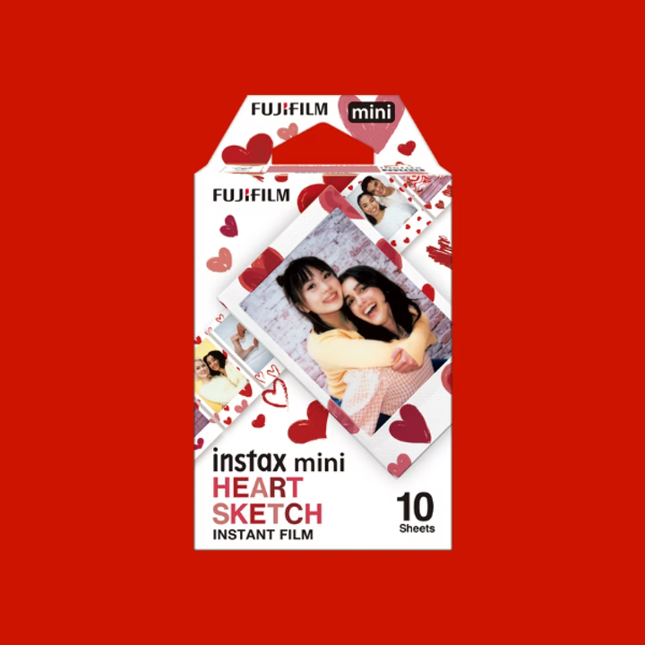 FUJIFILM Instax mini Heart Sketch Film {10 Exposures}