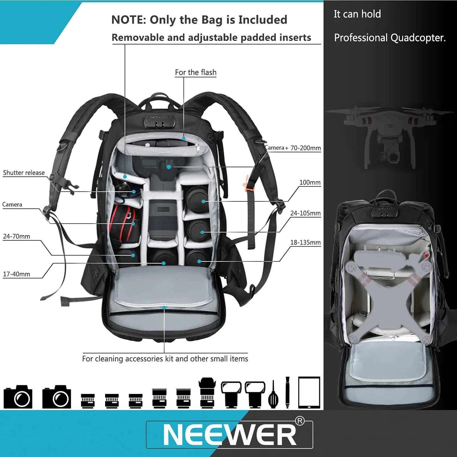 NEEWER Pro Camera Backpack