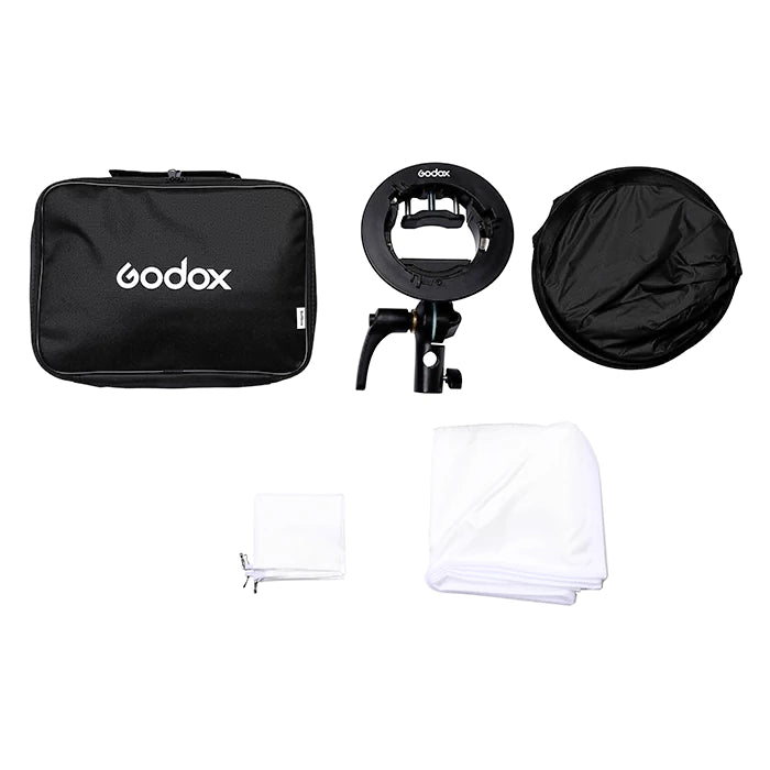 Godox S2 Speedlite Bracket with Softbox