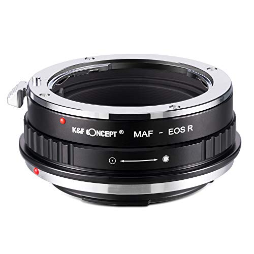 K&F Concept Lens Mount Adapter for Minolta MA AF Mount Lens to Canon EOS R Camera Body - KF06.381