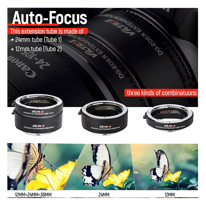 Viltrox AF Extension Tube Set for Canon RF