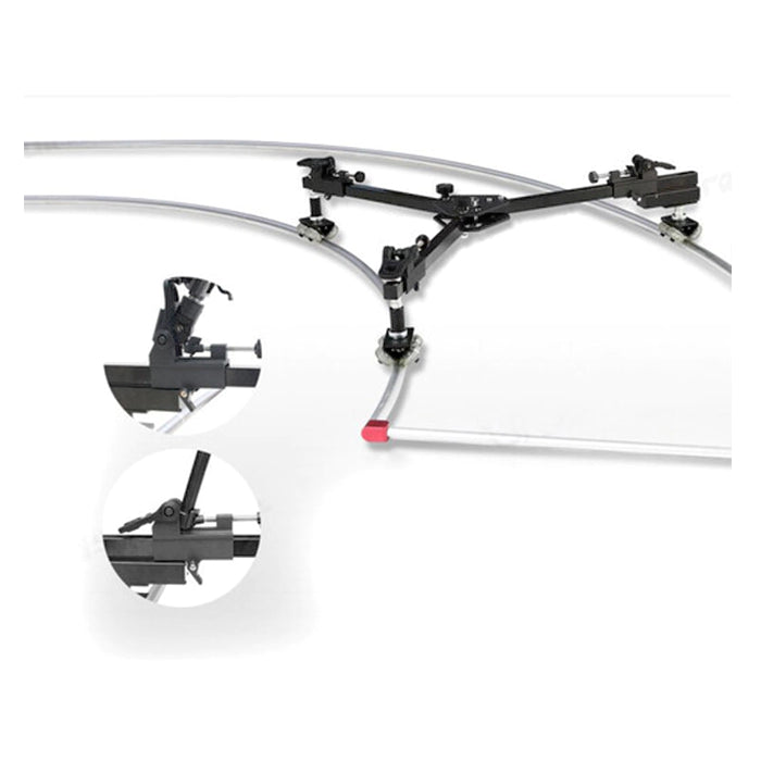 CAME-TV Skater Dolly Straight & Curved Rail Kit