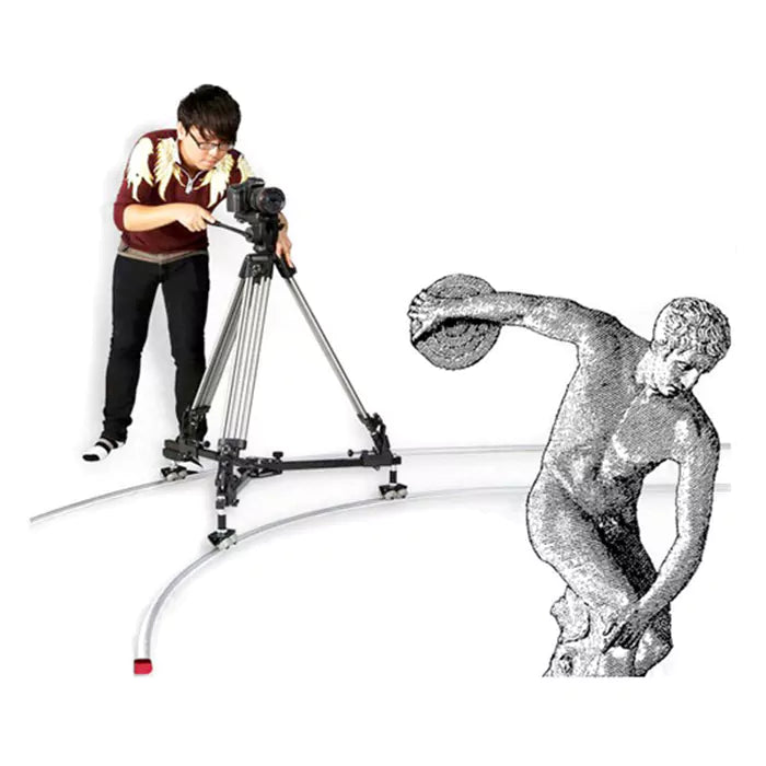 CAME-TV Skater Dolly Straight & Curved Rail Kit
