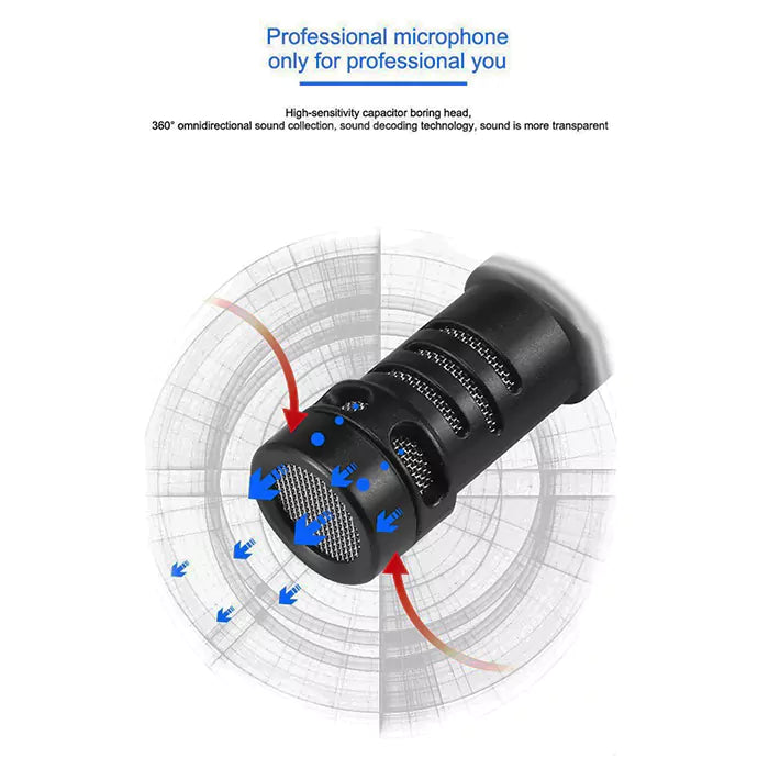 MAMEN Mini Shotgun Microphone MIC-06