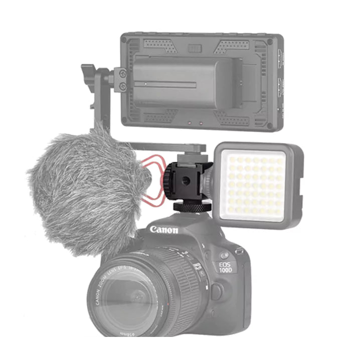 Mamen Q1-L4 Triple Head Cold Shoe Mount