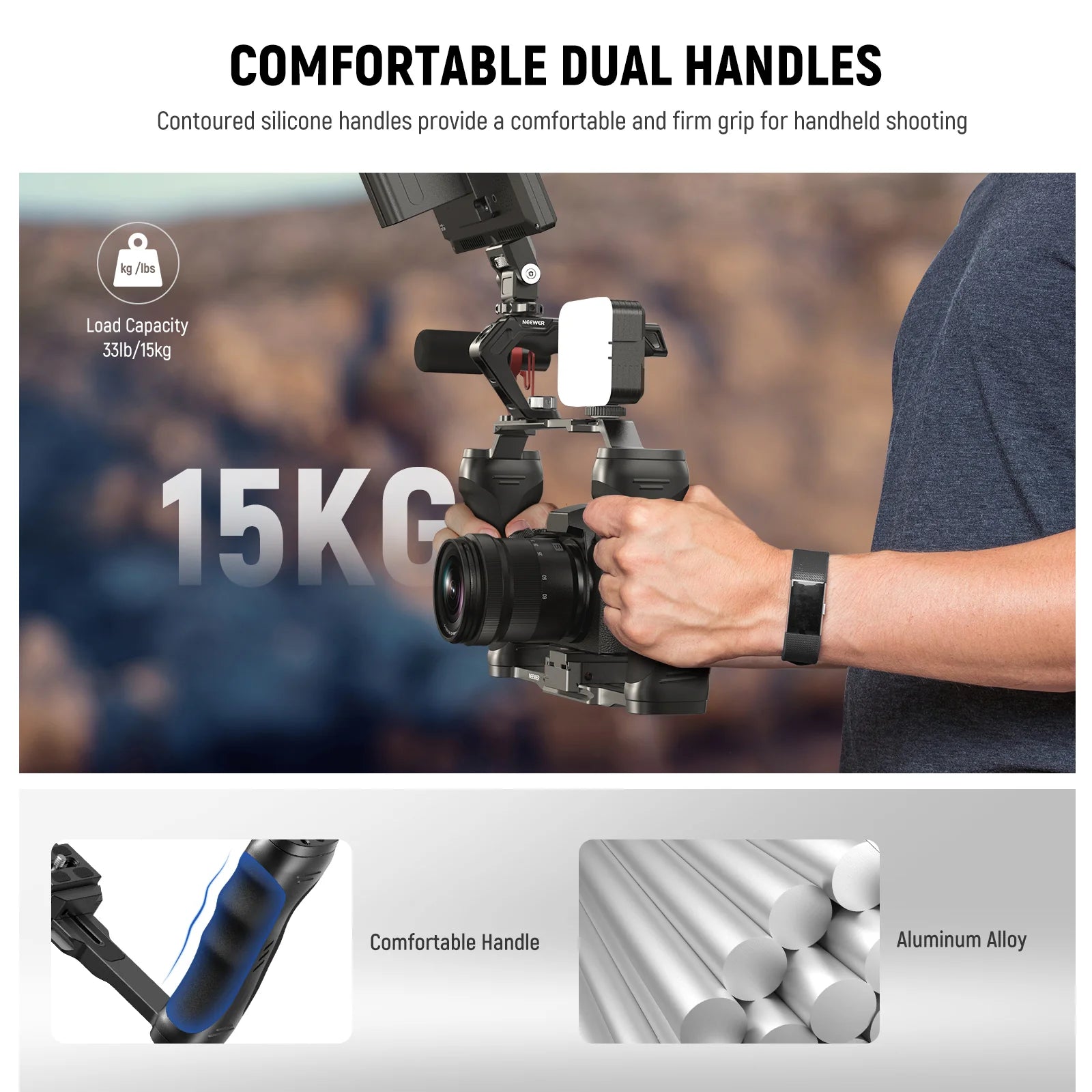 Neewer CA077 UNIVERSAL CAMERA CAGE WITH ARCA -SWISS QR SYSTEM