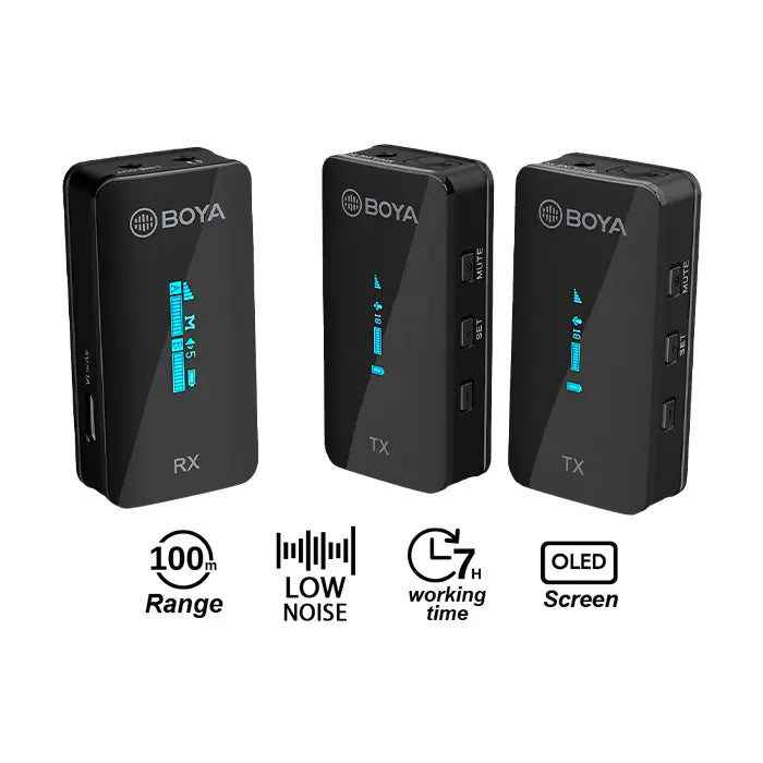 Boya BY-XM6-S2 Wireless Microphone System 2.4GHz