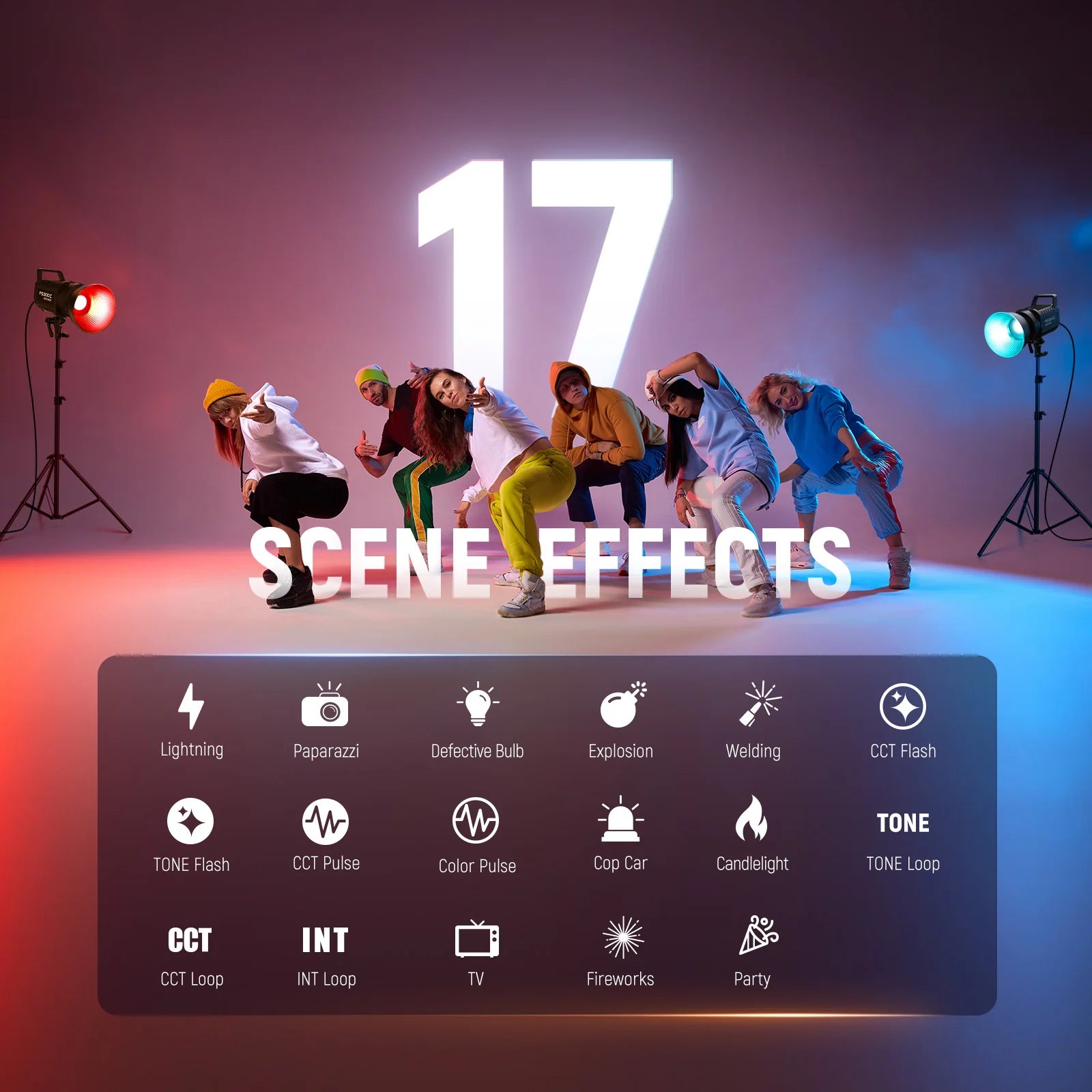 NEEWER FS300C 300W RGB LED Video Light