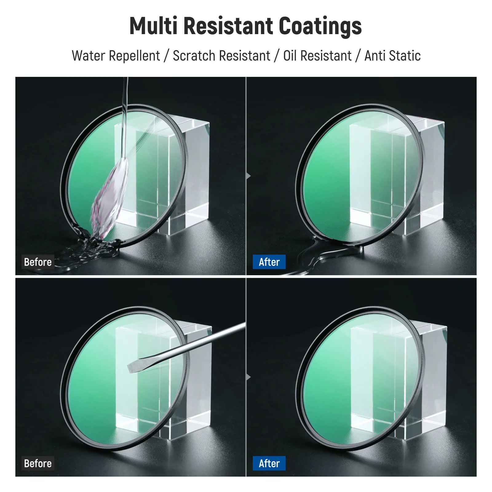 NEEWER 1/4 Black Diffusion Filter Cinematic Dreamy Effect Filter